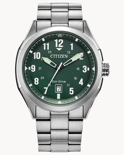 Terra Force Green Dial Stainless Steel Bracelet AW1890-51X | CITIZEN Terra Force Green Dial Stainless Steel Bracelet AW1890-51X | CITIZEN